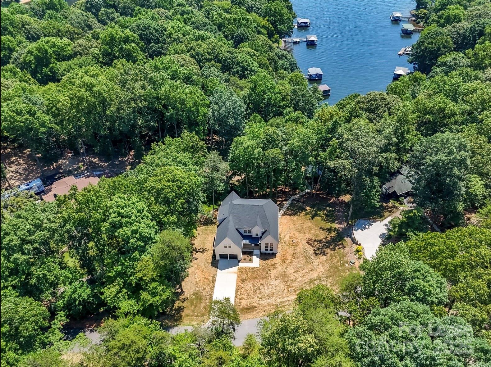 3830 Mill Run Terrell, NC 28682 - Photo 32 of 32 an aerial view of a house with a yard
