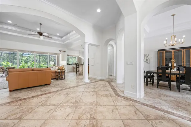 a view of a living room and window