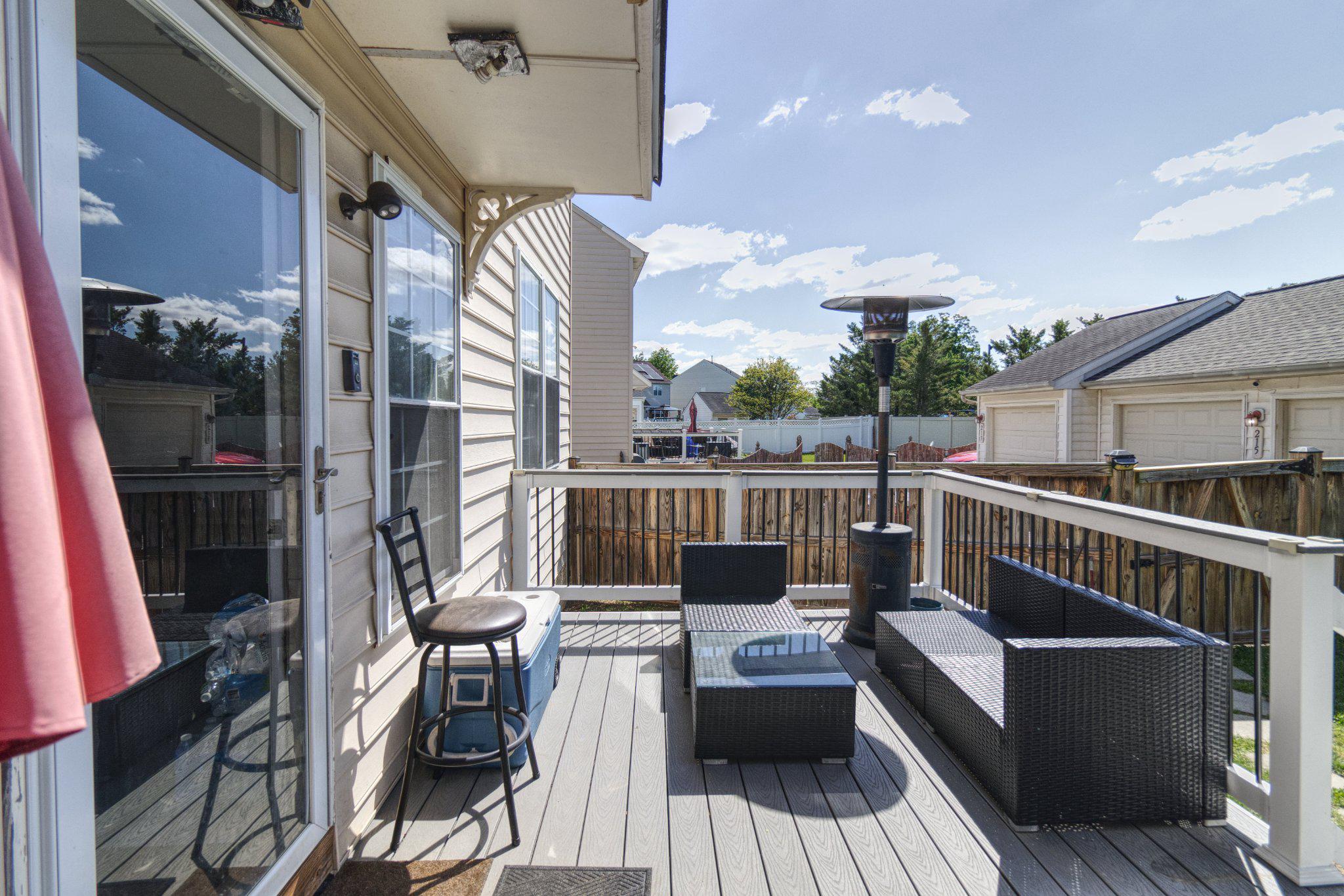 215 Seamaster Road Essex, MD 21221 - Photo 36 of 40 Sunny balcony retreat for relaxation.