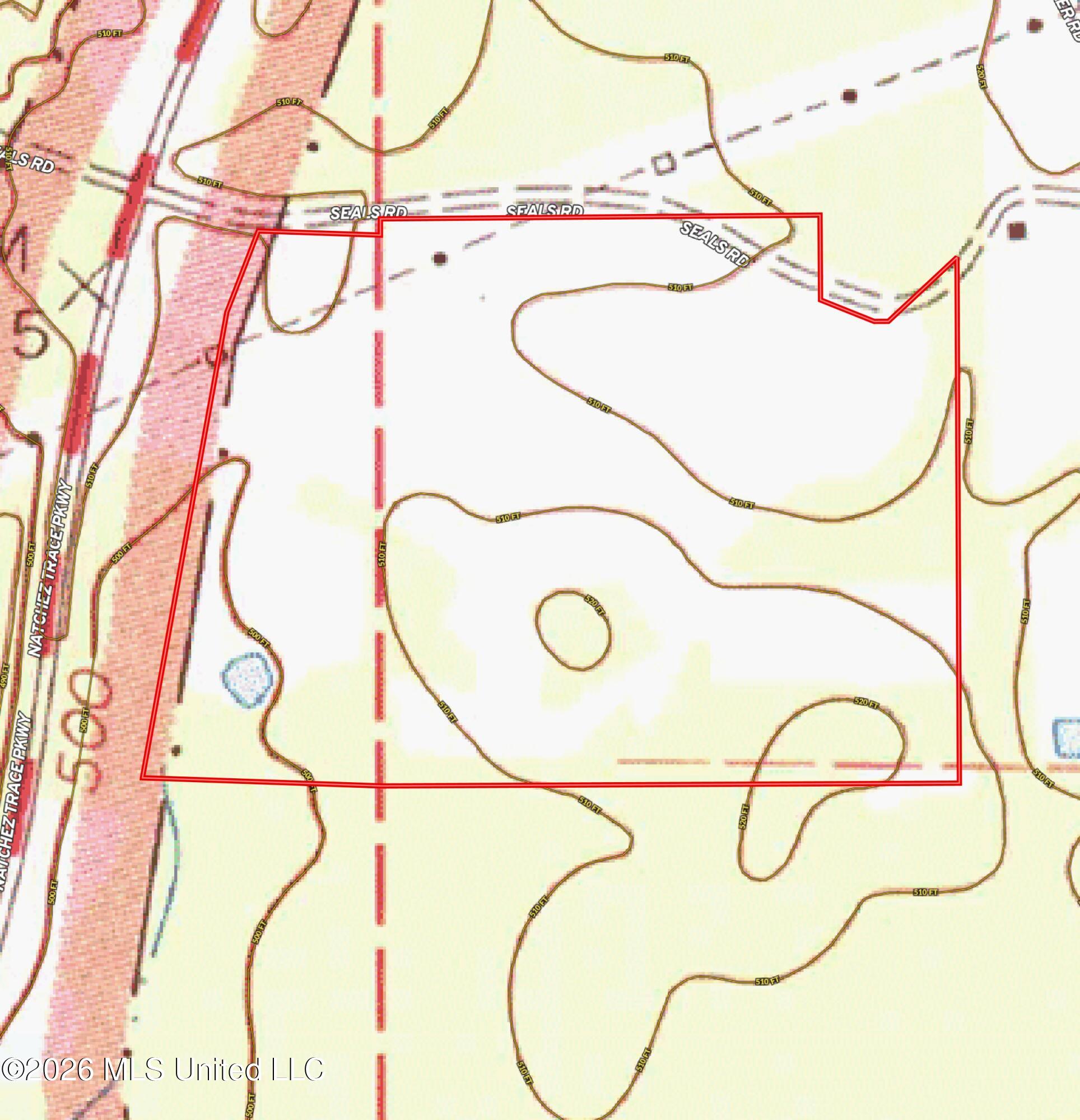 Seals Road Weir, MS 39772 - Photo 11 of 12 Choctaw 51.5 Topo