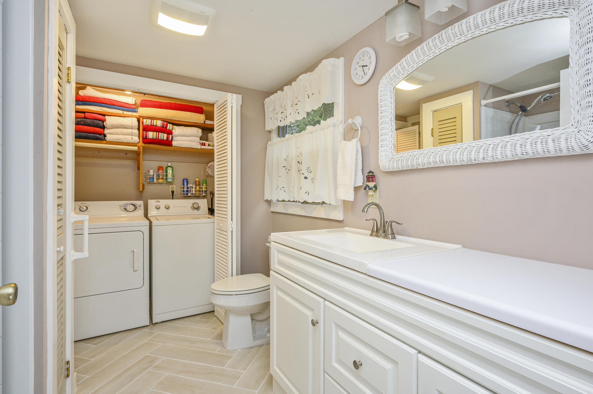 88 Deep Hole Road Harwich Port, MA 02646 - Photo 12 of 30 a bathroom with a sink a toilet and shower