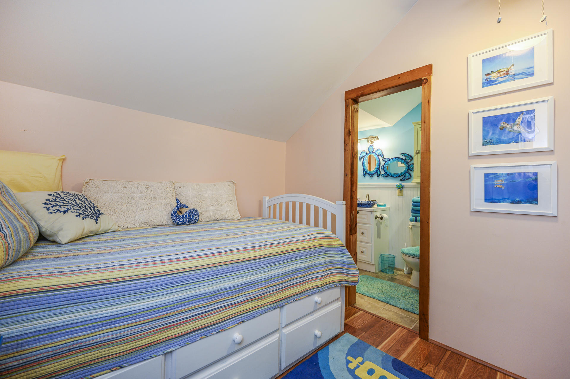 88 Deep Hole Road Harwich Port, MA 02646 - Photo 17 of 30 a bedroom with bed and wooden floor