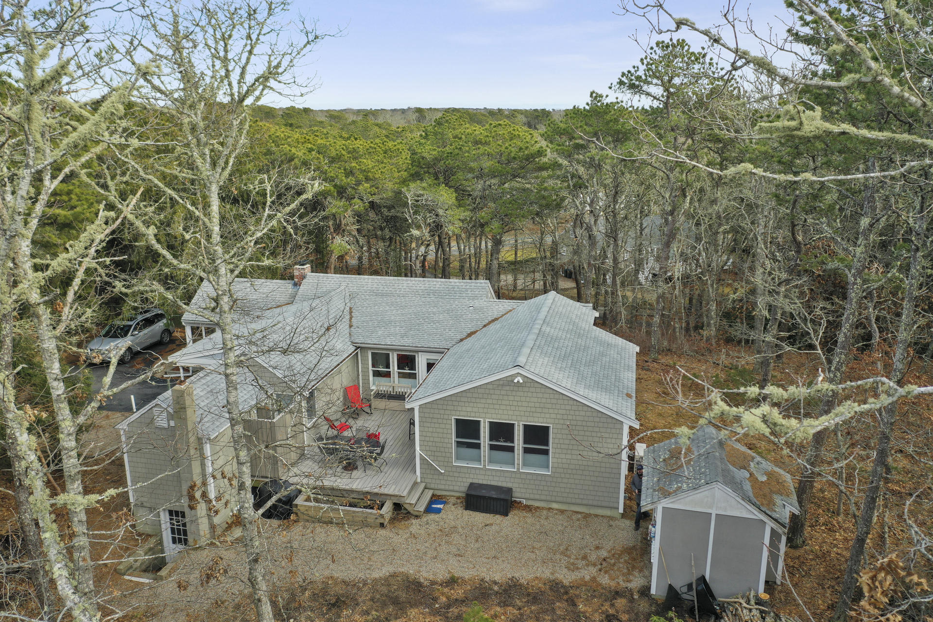 88 Deep Hole Road Harwich Port, MA 02646 - Photo 22 of 30 an aerial view of residential houses with outdoor space