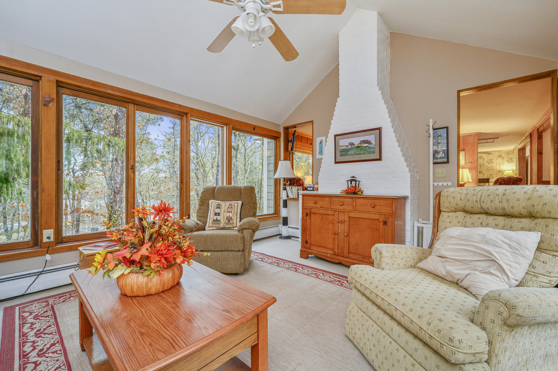 88 Deep Hole Road Harwich Port, MA 02646 - Photo 4 of 30 a living room with furniture and a large window