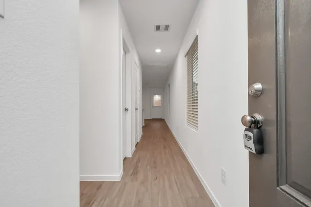 wooden floor in a gallery