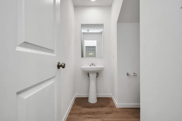 a bathroom with a sink
