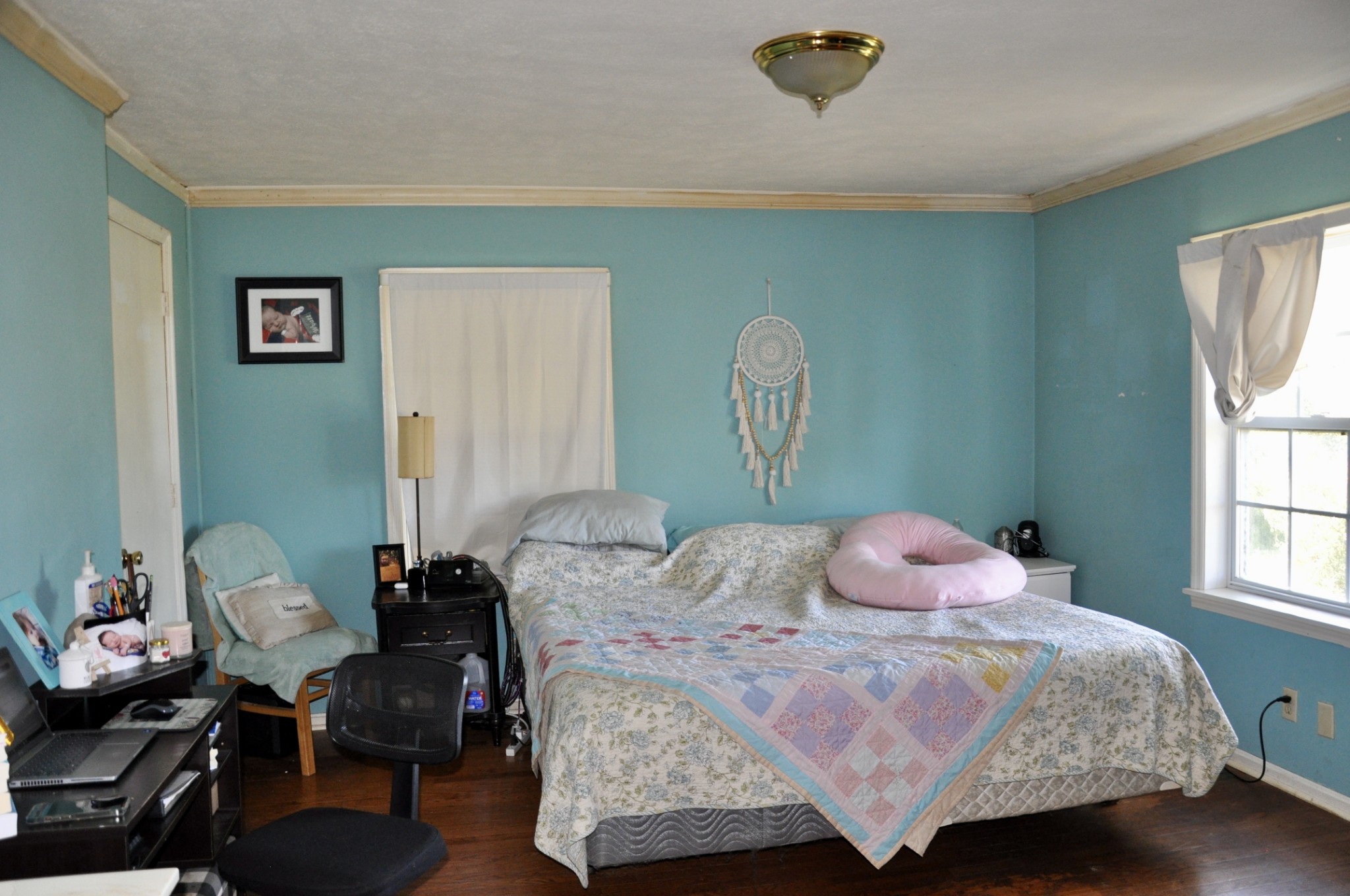 4168 Roy Cole Road Springfield, TN 37172 - Photo 8 of 31 a bedroom with a bed and wooden floor