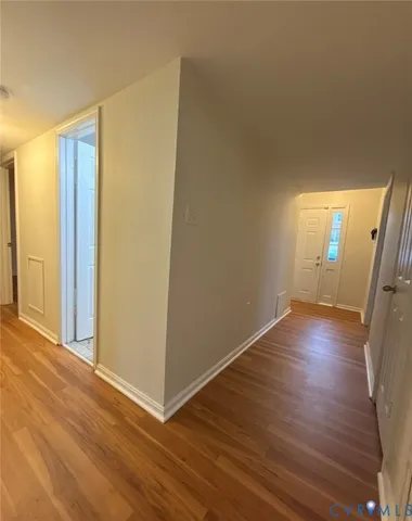 a view of livingroom with hardwood