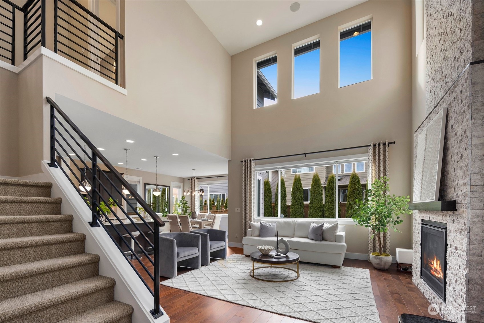 263 Graham Avenue Southeast Renton, WA 98059 - Photo 2 of 40 a living room with furniture and a large window
