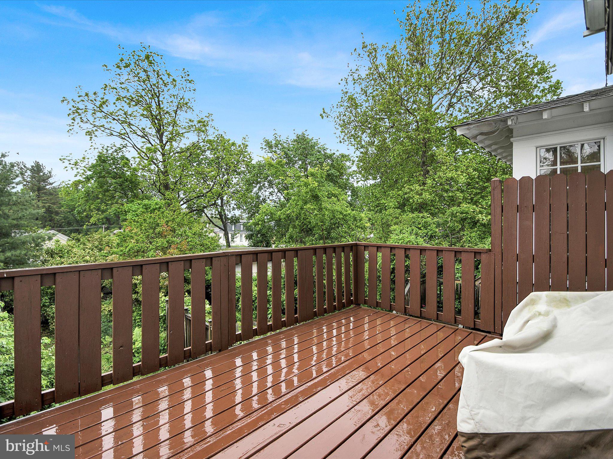 3 Bells Mill Road Glenside, PA 19038 - Photo 34 of 38 a balcony with wooden floor