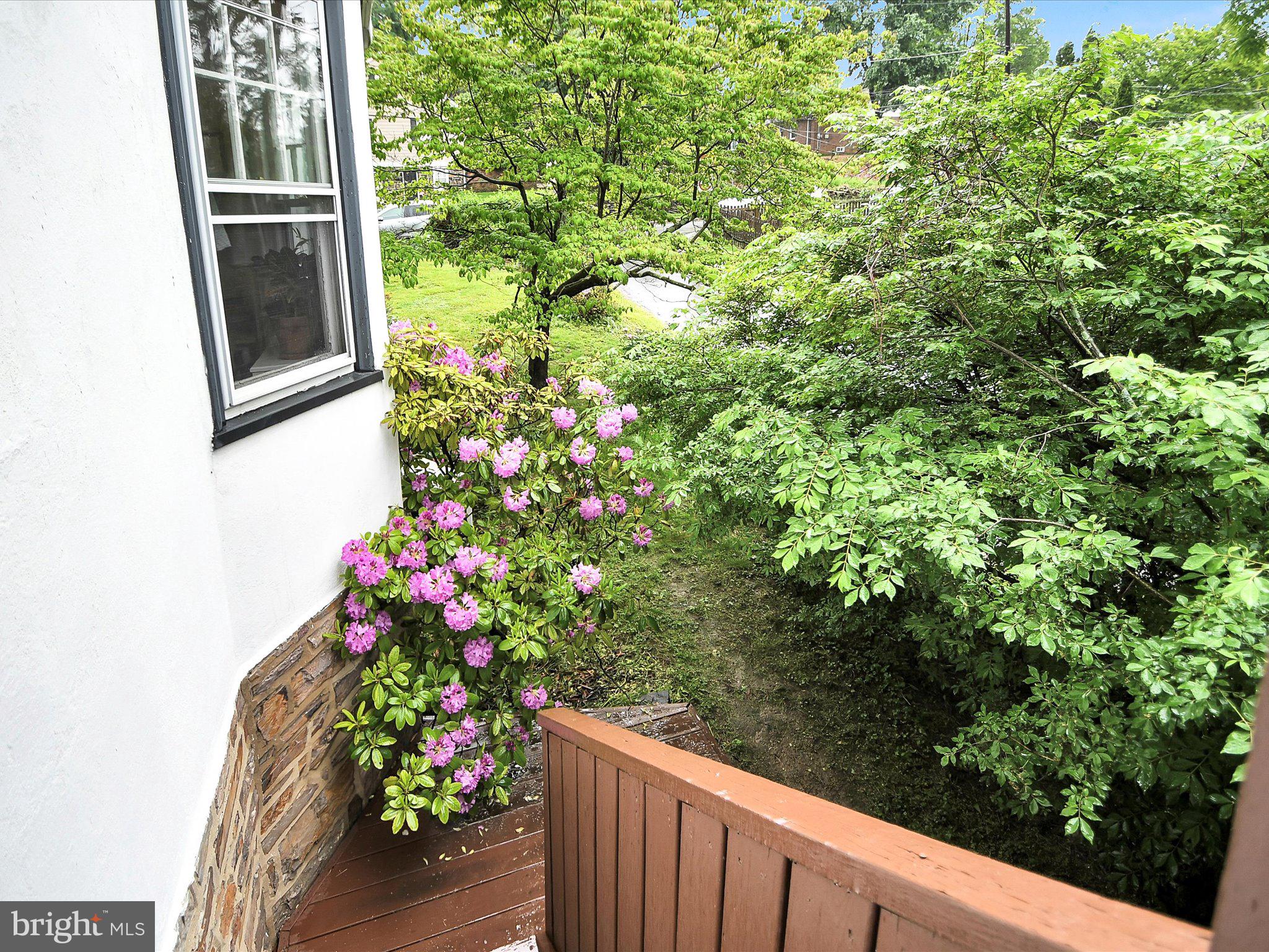 3 Bells Mill Road Glenside, PA 19038 - Photo 35 of 38 a view of a balcony with flower plants
