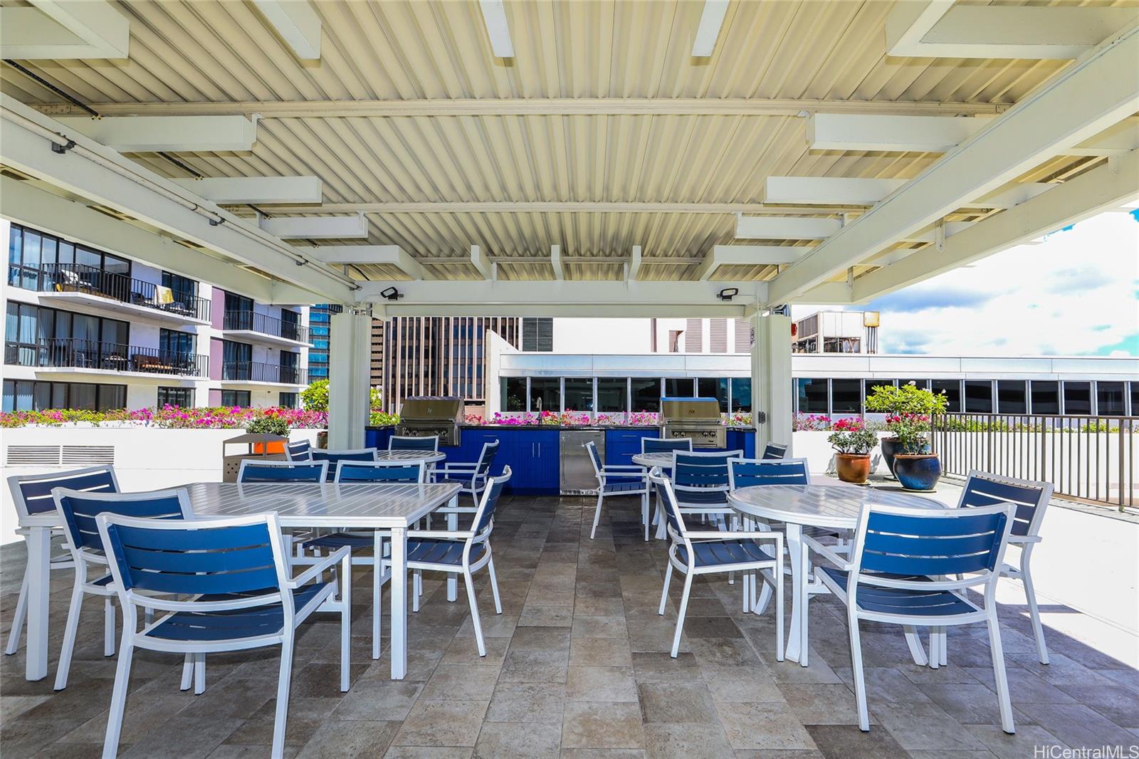 225 Queen Street, Unit 21H Honolulu, HI 96813 - Photo 21 of 25 New Chairs and pool party area