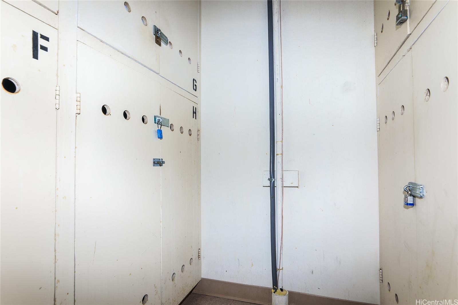 225 Queen Street, Unit 21H Honolulu, HI 96813 - Photo 24 of 25 Secure Storage locker outside of of your unit.