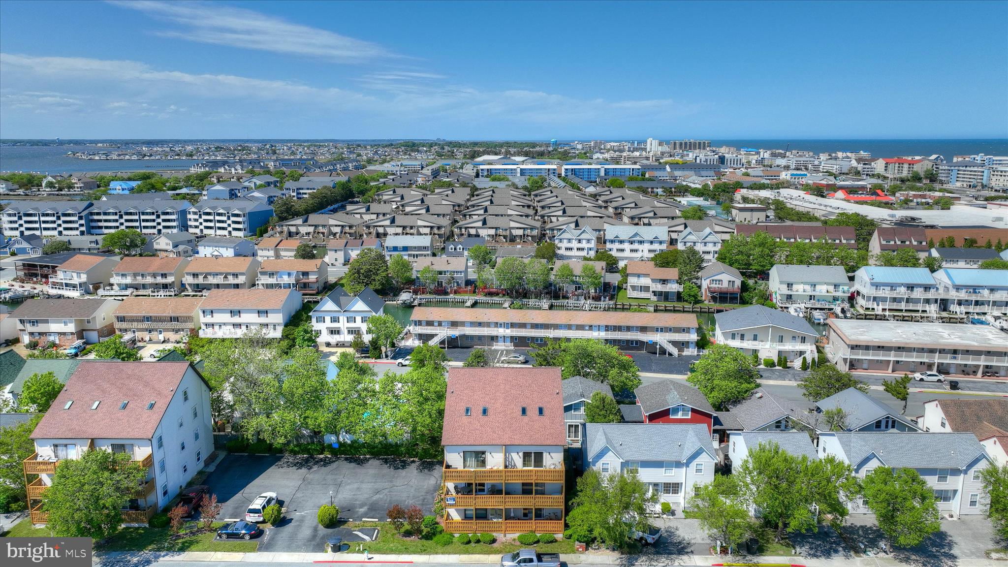 132 Jamestown Road, Unit 601 Ocean City, MD 21842 - Photo 27 of 37 an aerial view of a city