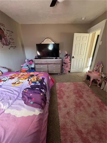 a view of back yard of the house