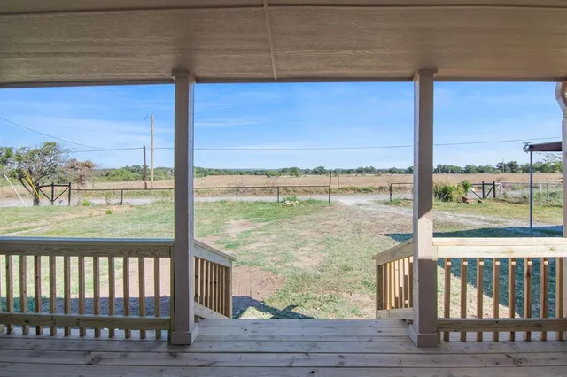 a view of lake from balcony