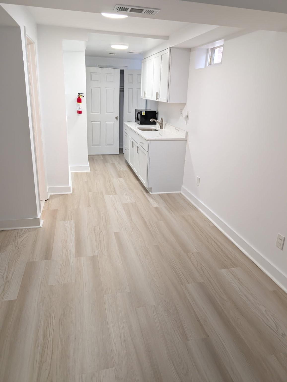 5802 8th Street Northeast Washington, DC 20011 - Photo 12 of 14 modern kitchen space in the basement