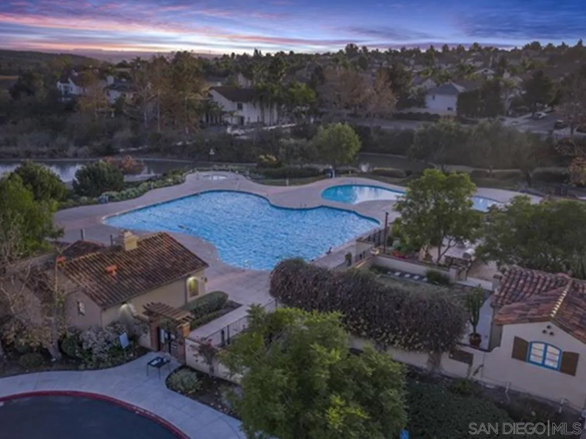 2732 Crown Ridge Road, Unit 1 Chula Vista, CA 91915 - Photo 30 of 32 an aerial view of a house with a yard