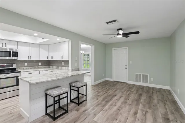 wooden floor in an empty room