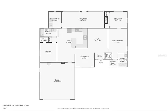 $2,400 | 2866 Thistle Court North, Palm Harbor, FL 34684