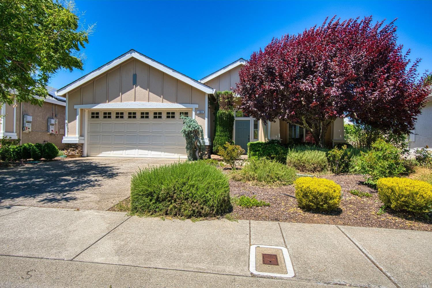 104 West Brookside Drive Cloverdale, CA 95425 - Photo 1 of 1 a front view of a house with a yard