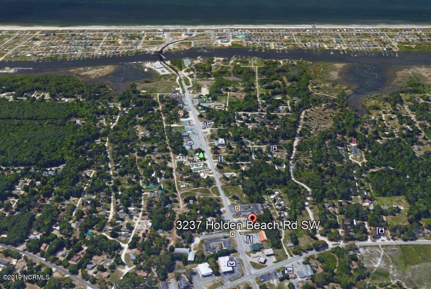 3237 Holden Beach Road Southwest Supply, NC 28462 - Photo 3 of 8 Aerial to beach