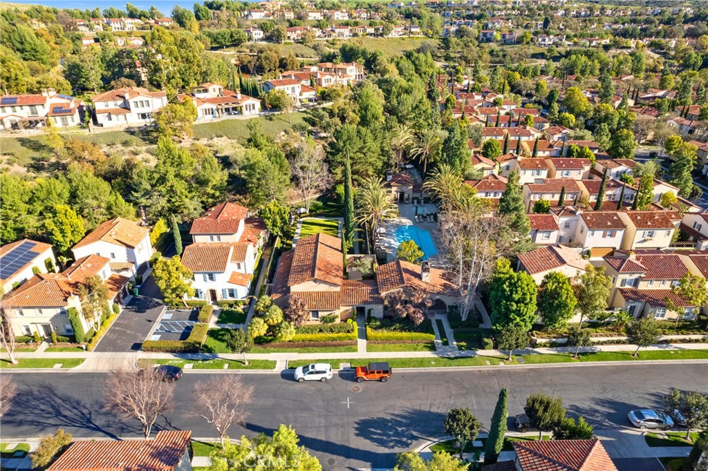 55 Bower Tree Irvine, CA 92603 - Photo 27 of 32 an aerial view of a houses with yard