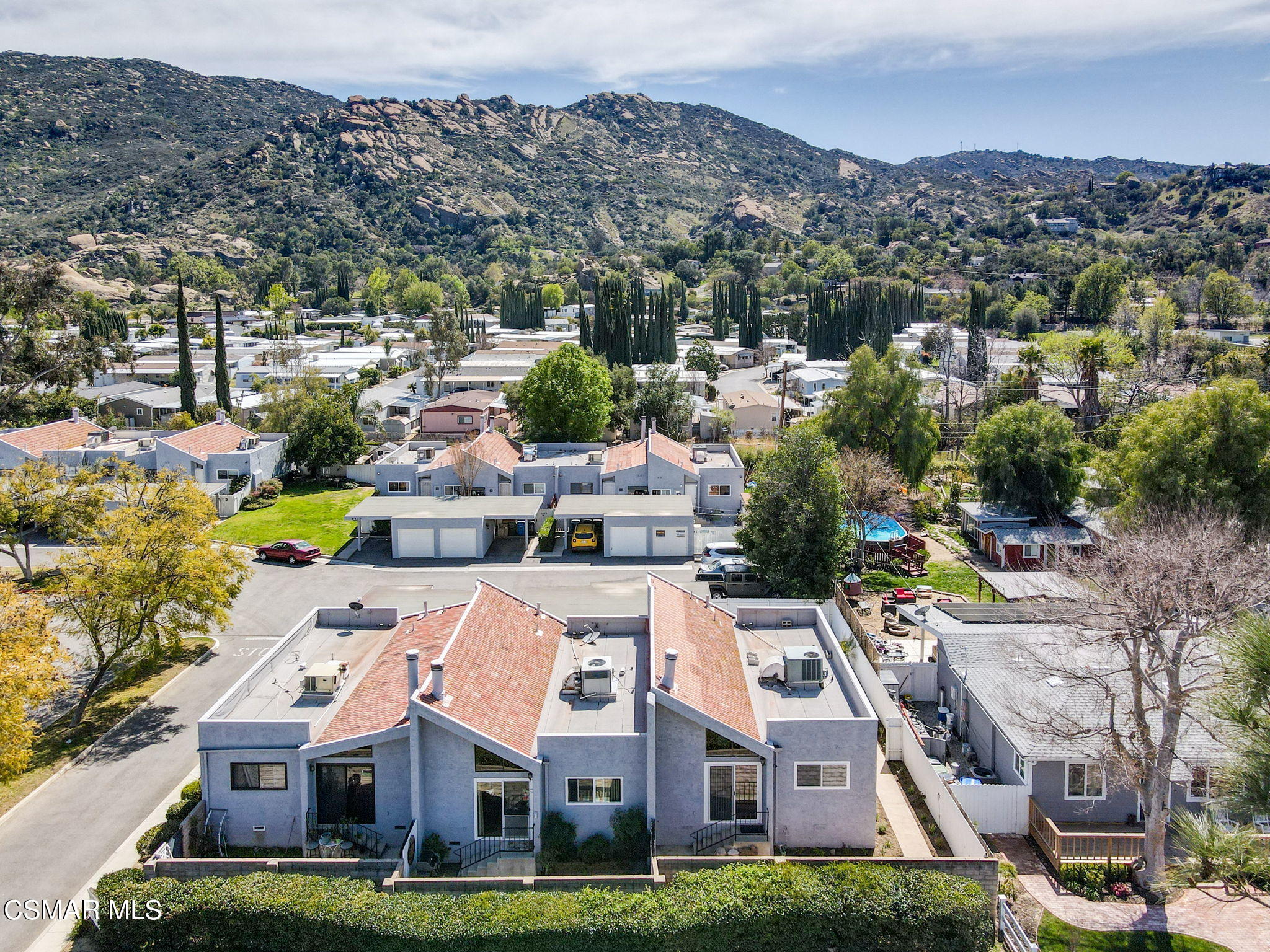 6392 Katherine Road, Unit C Simi Valley, CA 93063 - Photo 2 of 31 an aerial view of multiple house
