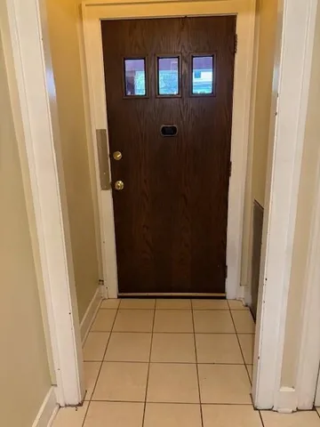 a view of a door