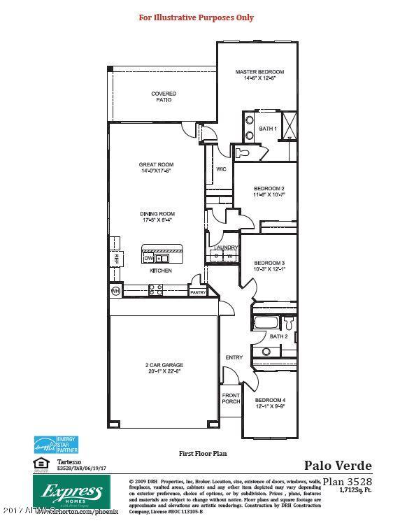 30993 West Mitchell Drive Buckeye, AZ 85396 - Photo 52 of 52 Palo Verde Floorplan