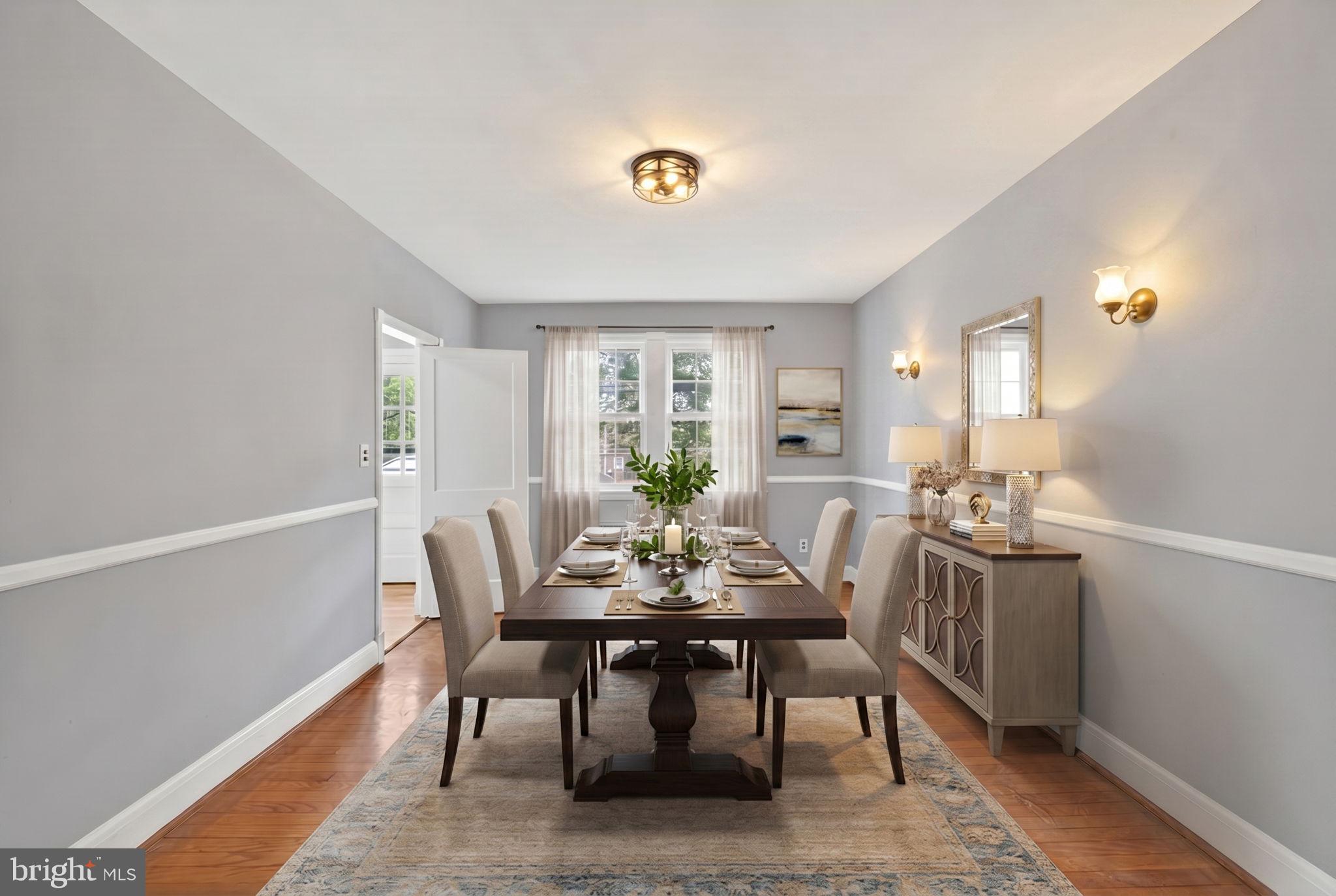 124 Dunkirk Road Baltimore, MD 21212 - Photo 8 of 42 Virtually Staged Dining Room