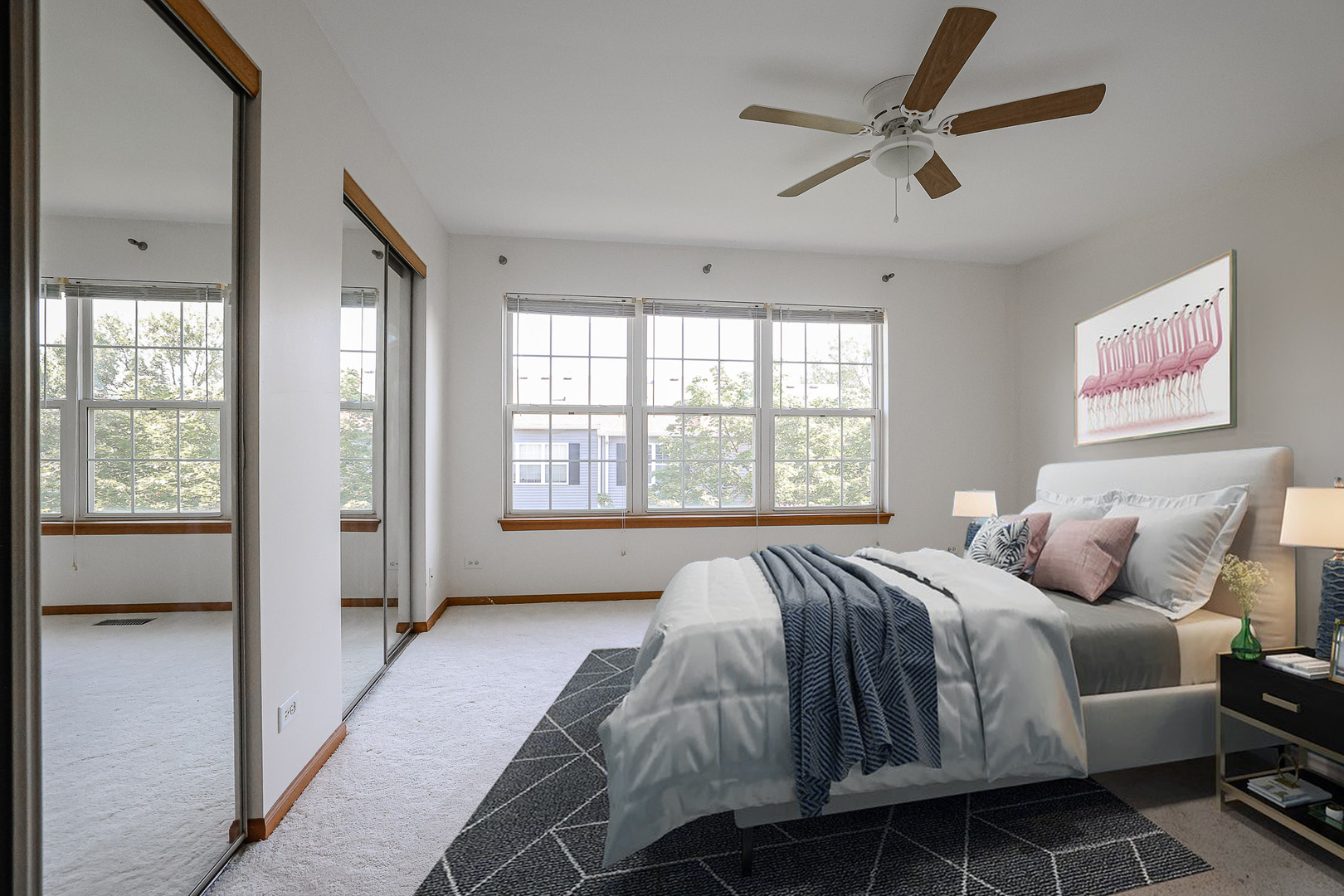 2439 Oneida Lane Naperville, IL 60563 - Photo 15 of 25 a bedroom with a large bed and a window