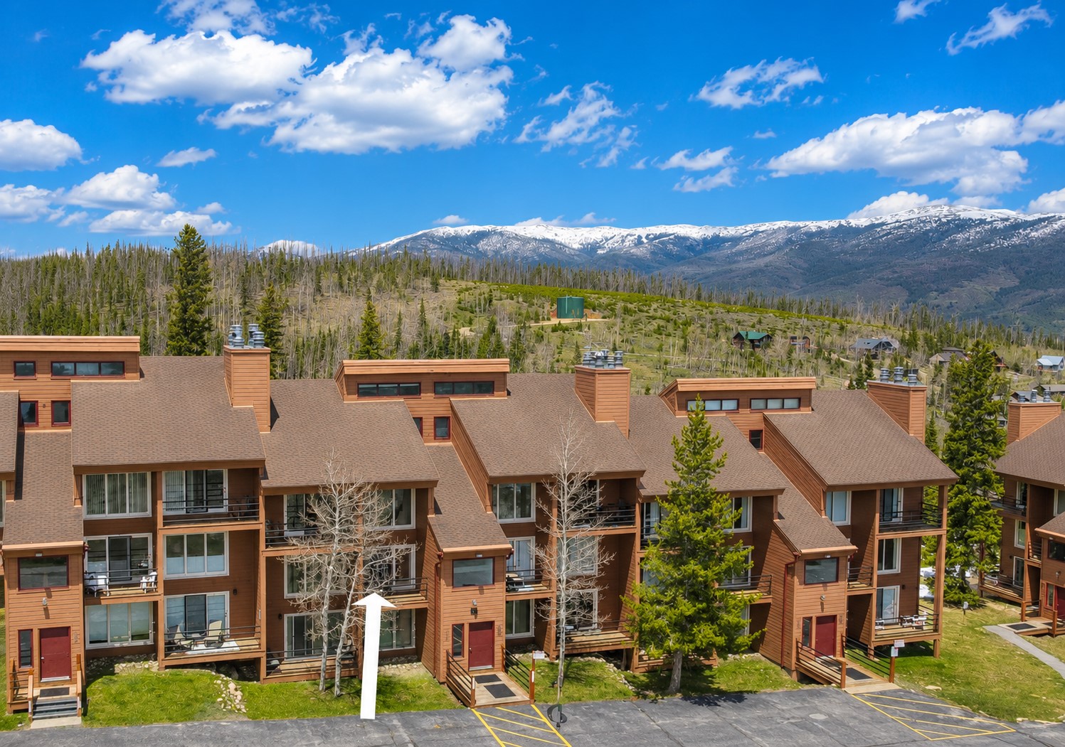 91200 Ryan Gulch Road, Unit 213 Silverthorne, CO 80498 - Photo 30 of 33 a view of a town with floor to ceiling buildings