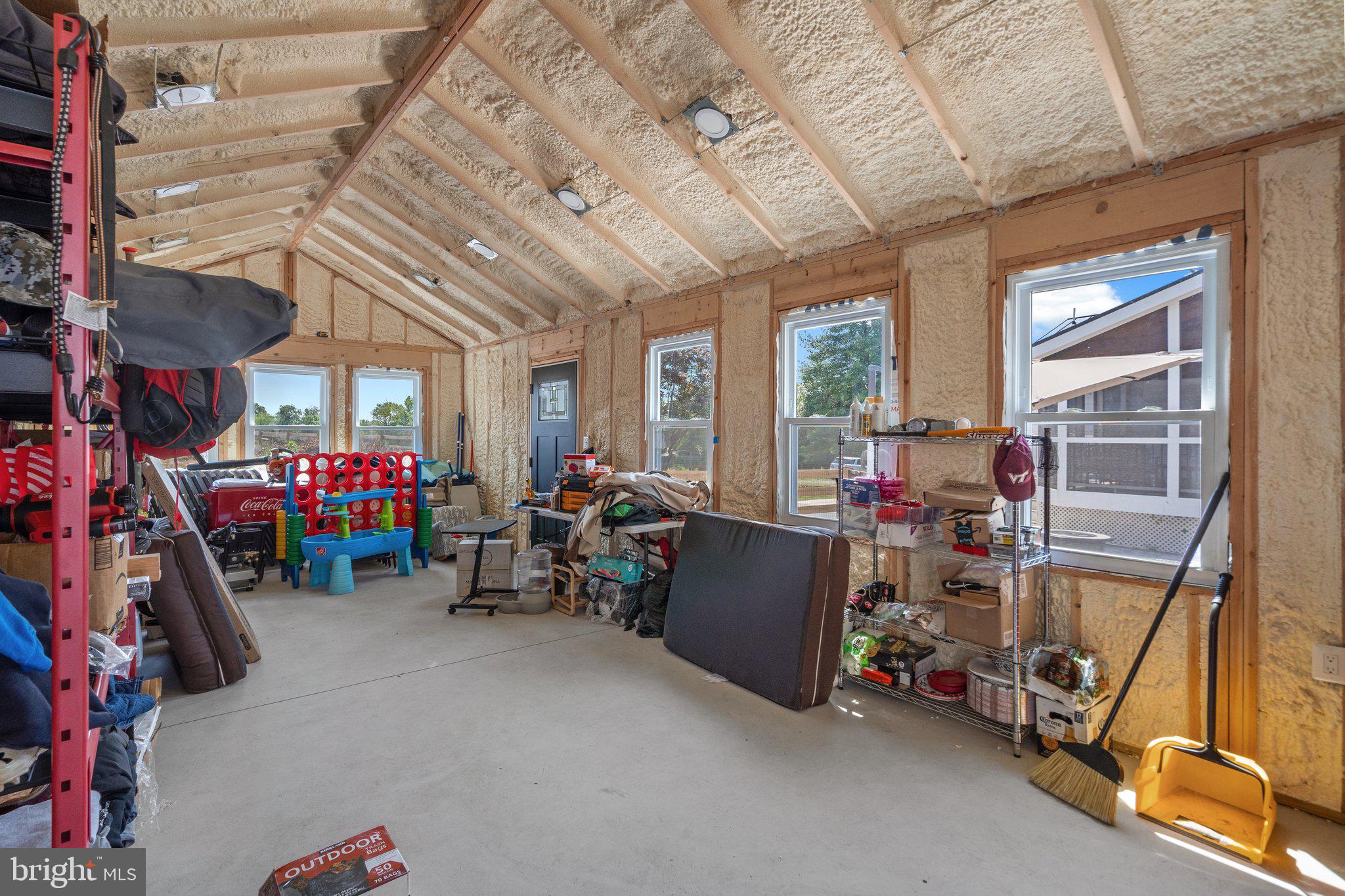23354 Watson Road Leesburg, VA 20175 - Photo 48 of 58 Inside workshop w/ spray foam insulation