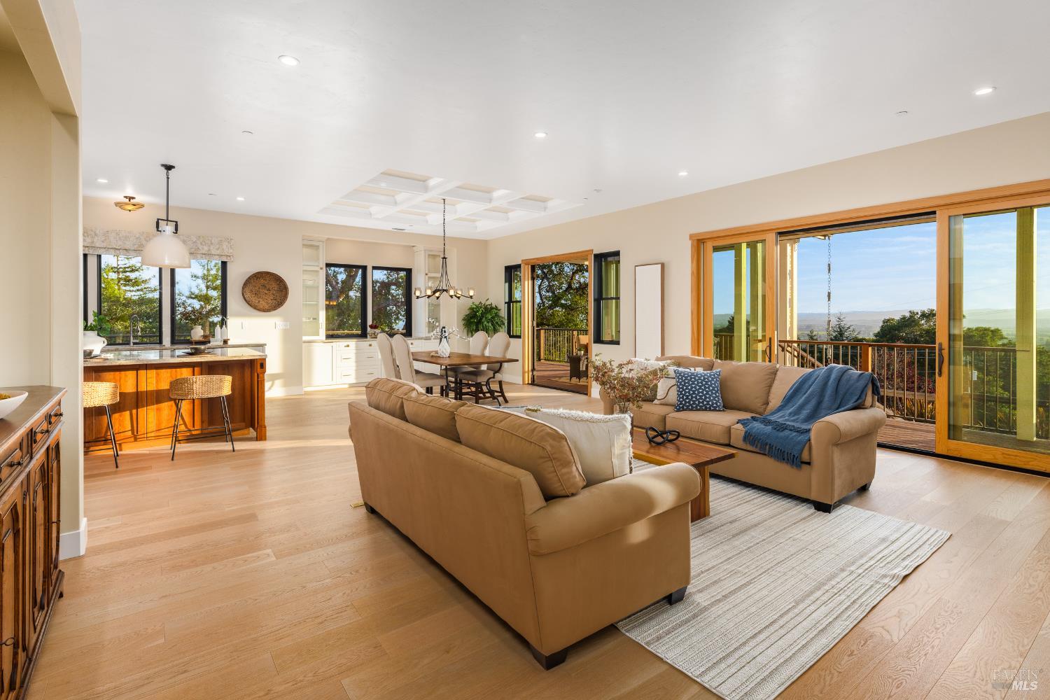 1335 Wikiup Drive Santa Rosa, CA 95403 - Photo 22 of 48 a living room with furniture and a large window
