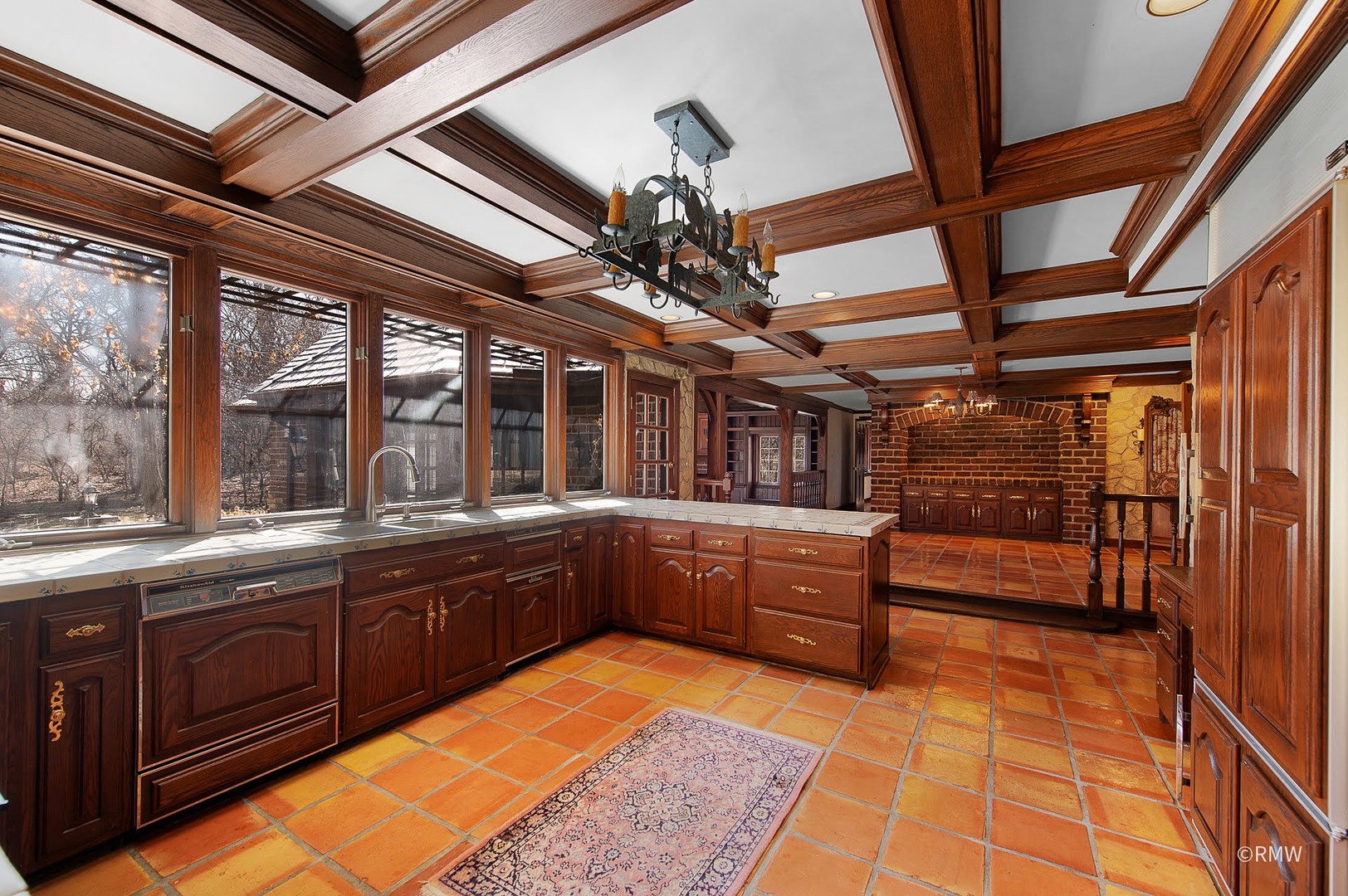 27W161 Mack Road Wheaton, IL 60189 - Photo 13 of 39 a large kitchen with a sink and dishwasher a oven with granite countertops