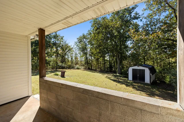 a view of a outdoor space with a sink