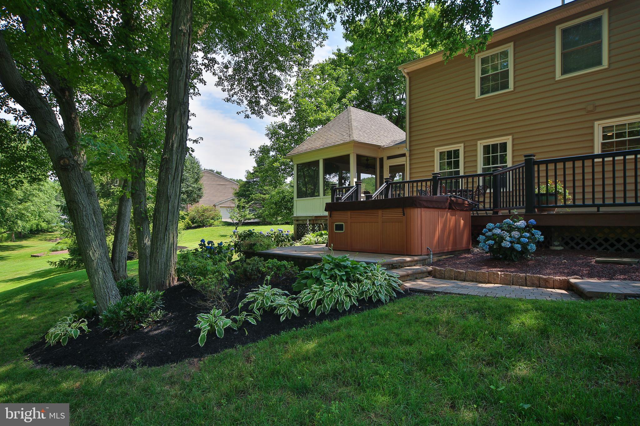 4 Settlers Drive Doylestown, PA 18901 - Photo 34 of 40 Rear Deck and Yard