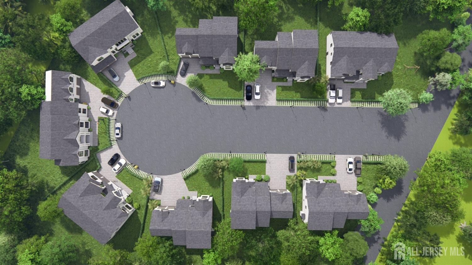 8 Leora Drive Edison, NJ 08817 - Photo 4 of 5 an aerial view of multiple houses with outdoor space