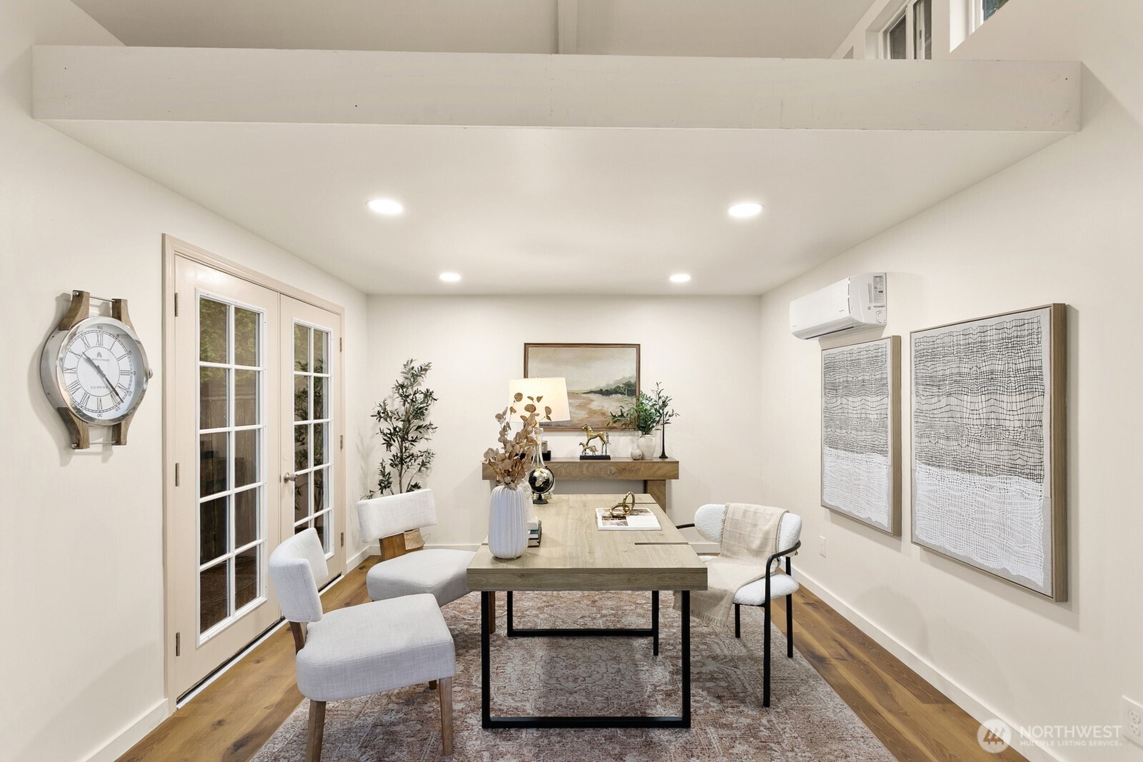 20008 101st Place Northeast Bothell, WA 98011 - Photo 19 of 23 a view of a dining room with furniture window and wooden floor