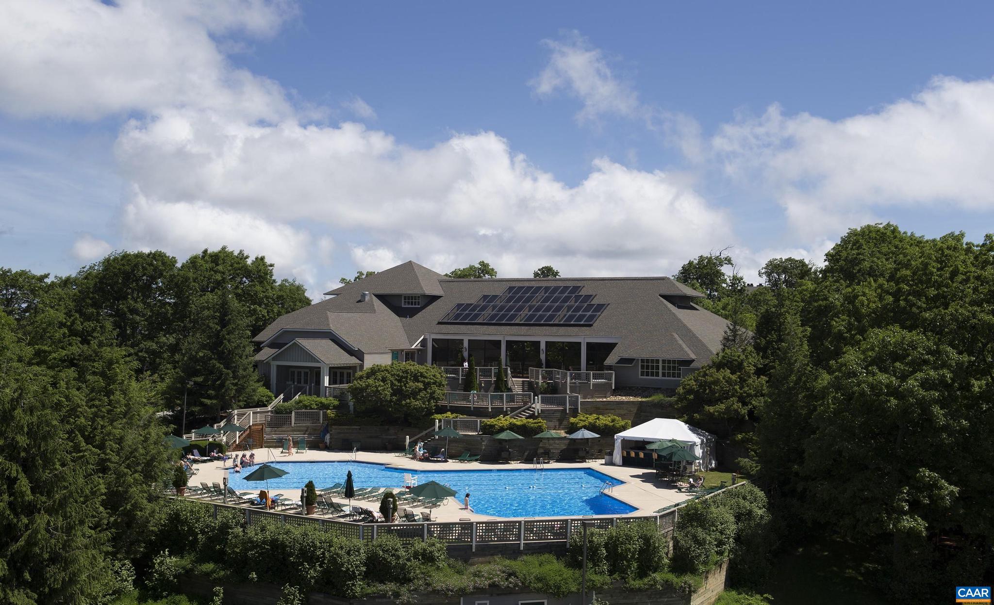 2084 Stone Ridge Wintergreen, VA 22967 - Photo 32 of 41 a view of house with swimming pool and green space