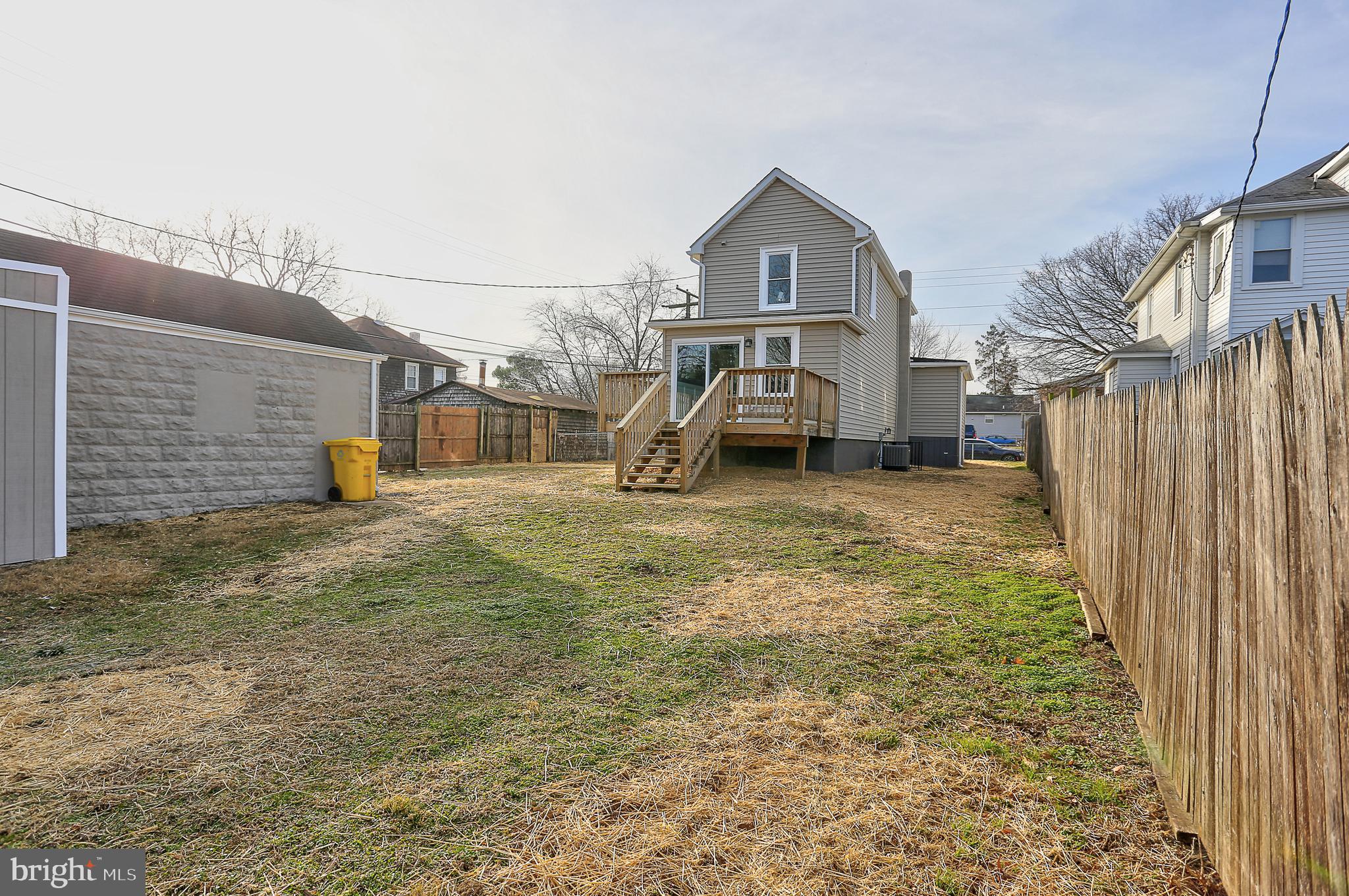 102 West Hilltop Road Baltimore, MD 21225 - Photo 12 of 26 Rear towards house