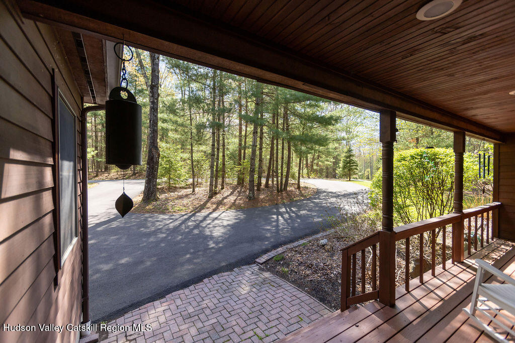 10 Old Farm Road Shokan, NY 12481 - Photo 16 of 68 a view of a porch with wooden floor
