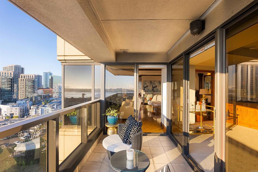 200 Harbor Drive, Unit 1502 San Diego, CA 92101 - Photo 23 of 48 a view of balcony with chairs