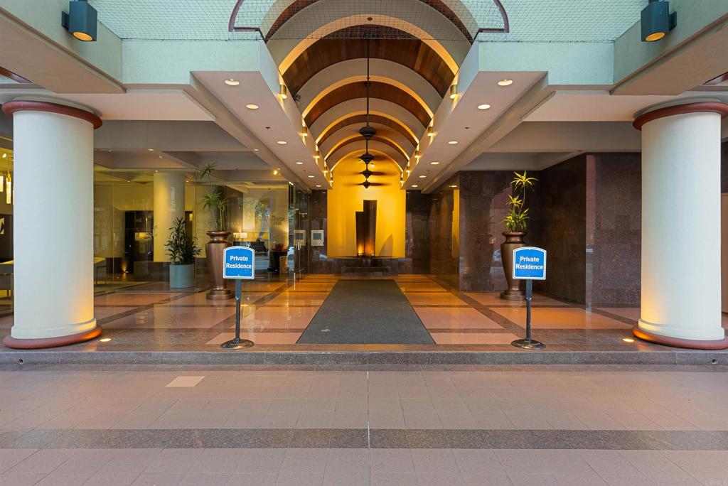 200 Harbor Drive, Unit 1502 San Diego, CA 92101 - Photo 29 of 48 a view of entrance gate of building