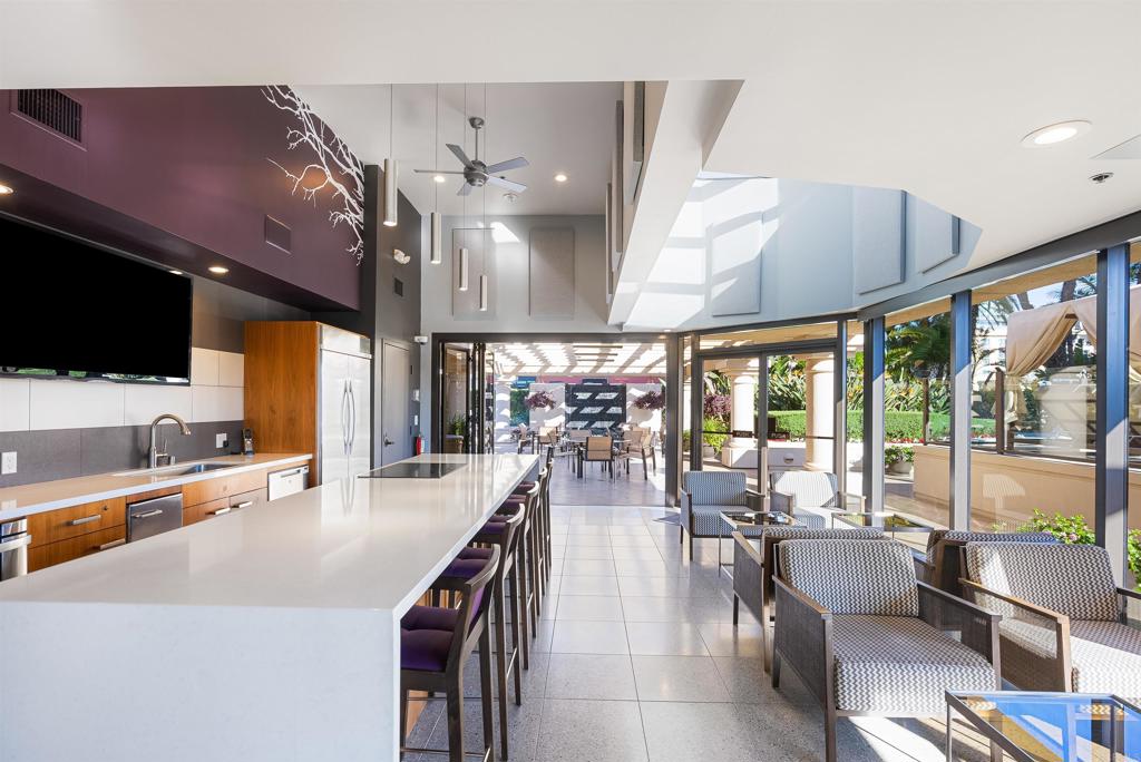 200 Harbor Drive, Unit 1502 San Diego, CA 92101 - Photo 31 of 48 a view of a dining room with furniture water view and a large window