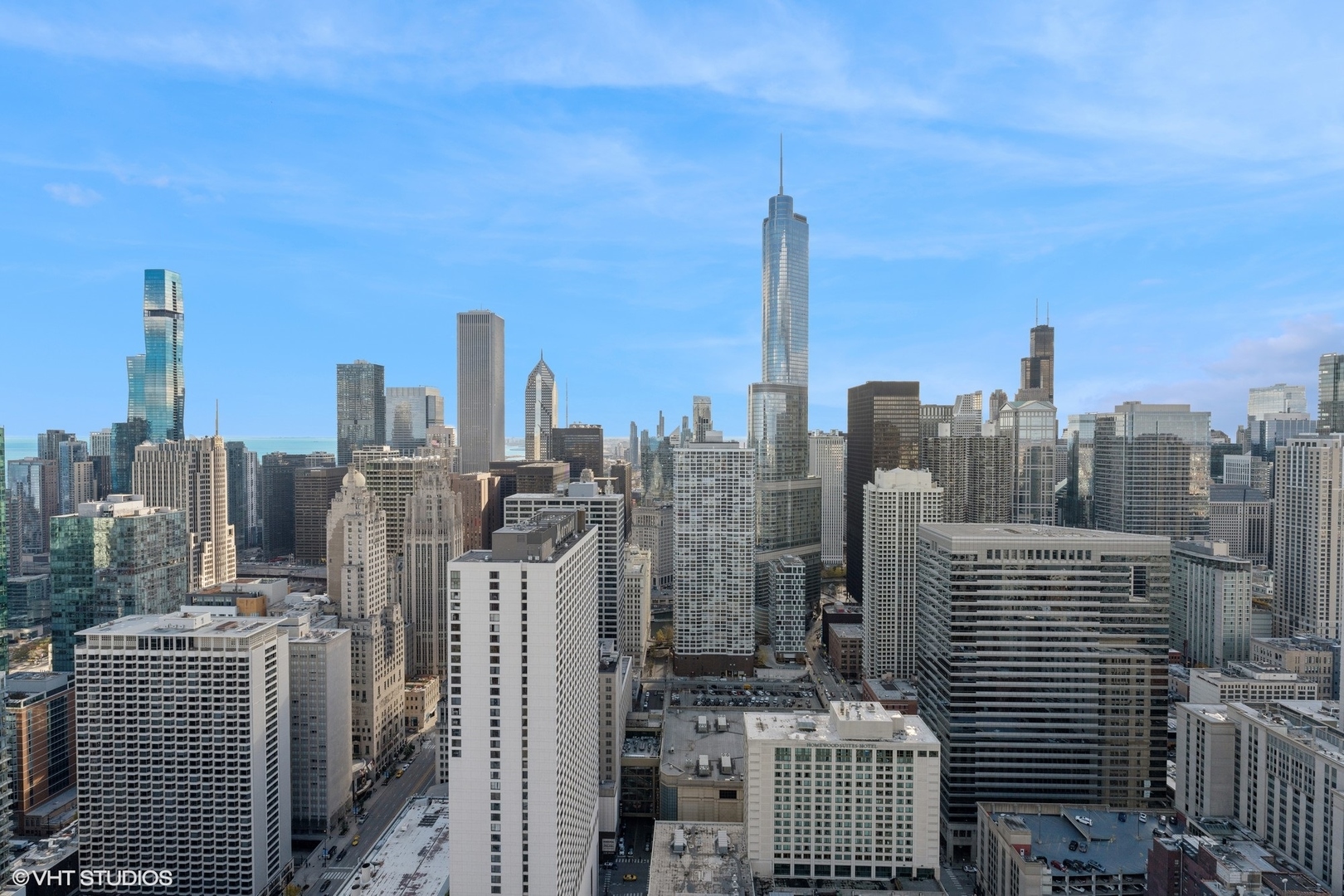 55 East Erie Street, Unit 5201 Chicago, IL 60611 - Photo 17 of 23 a view of city with tall buildings