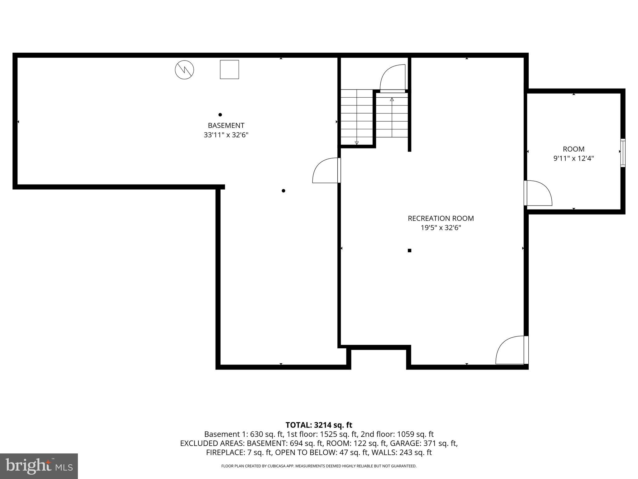 804 Bridle Path Bel Air, MD 21014 - Photo 52 of 53 Basement Floor Plan