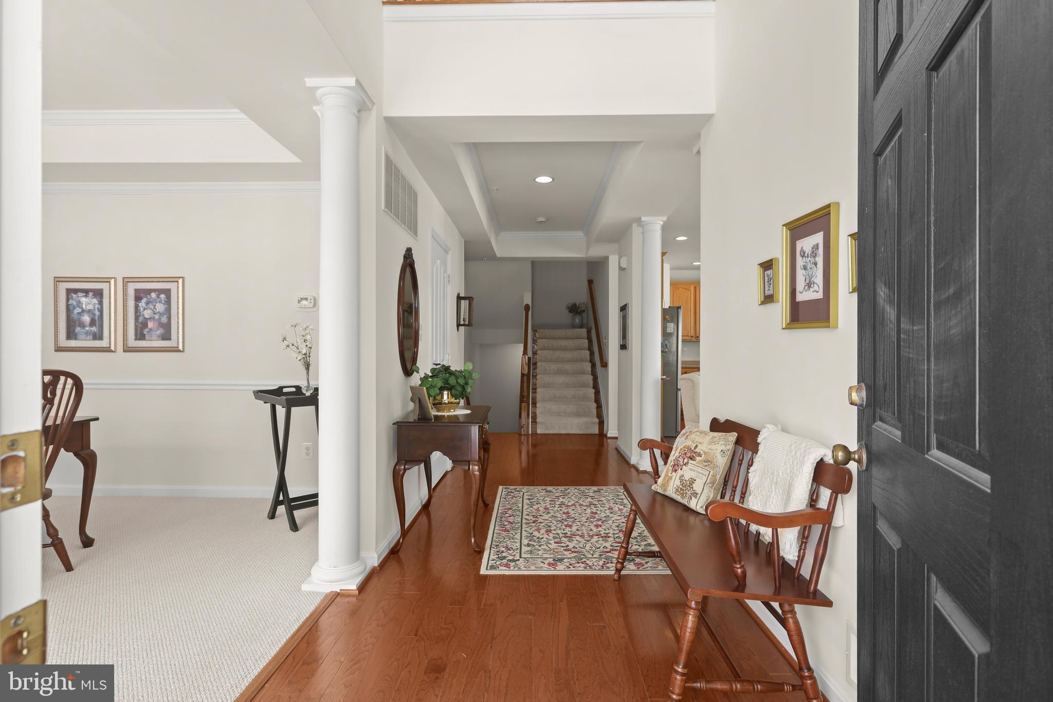 804 Bridle Path Bel Air, MD 21014 - Photo 7 of 53 a view of a hallway with furniture and a table