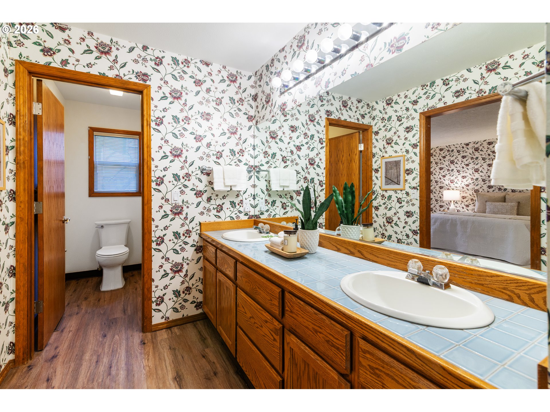 2730 Northeast Roberts Avenue Gresham, OR 97030 - Photo 26 of 43 a bathroom with a sink and a mirror